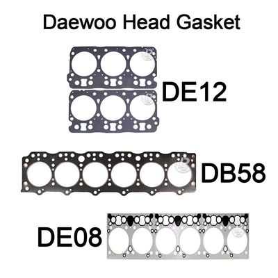 Daewoo DE12 DB58 DE08 Ekskavatör Motor Silindir Kapağı Contası